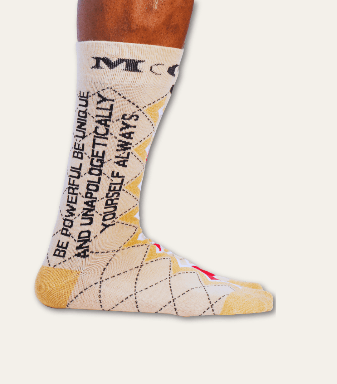 The Argyle Interrupted Art Sock