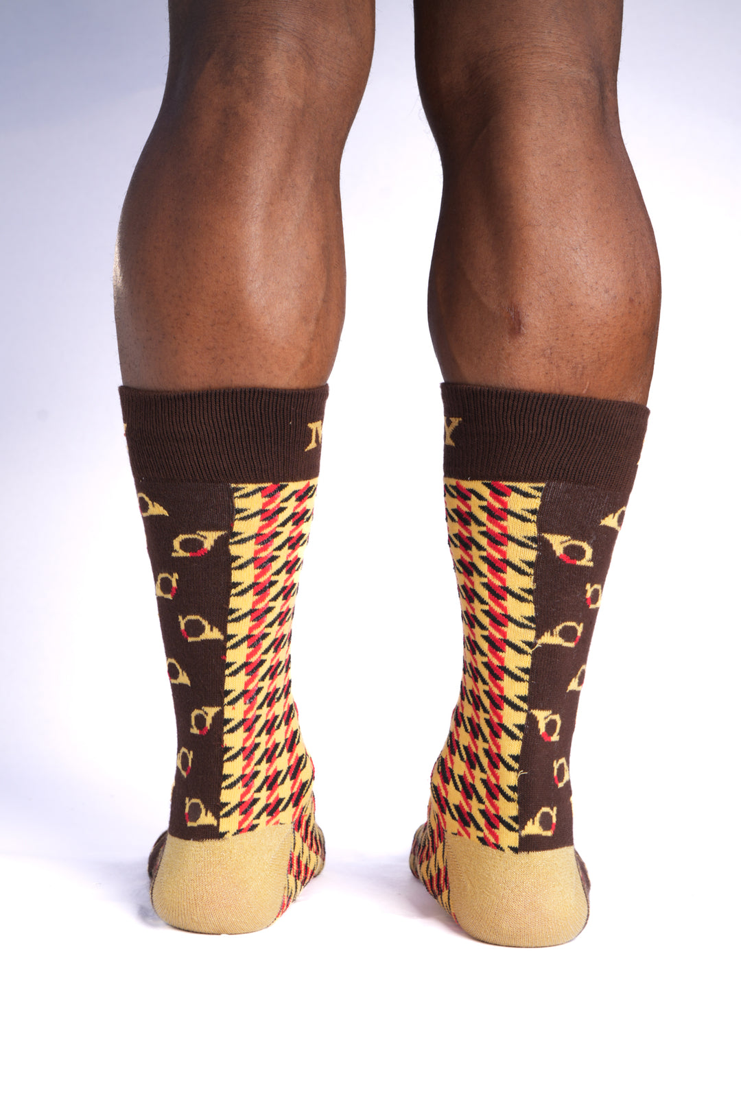 McCray-Houndstooth Jacquard Art Socks