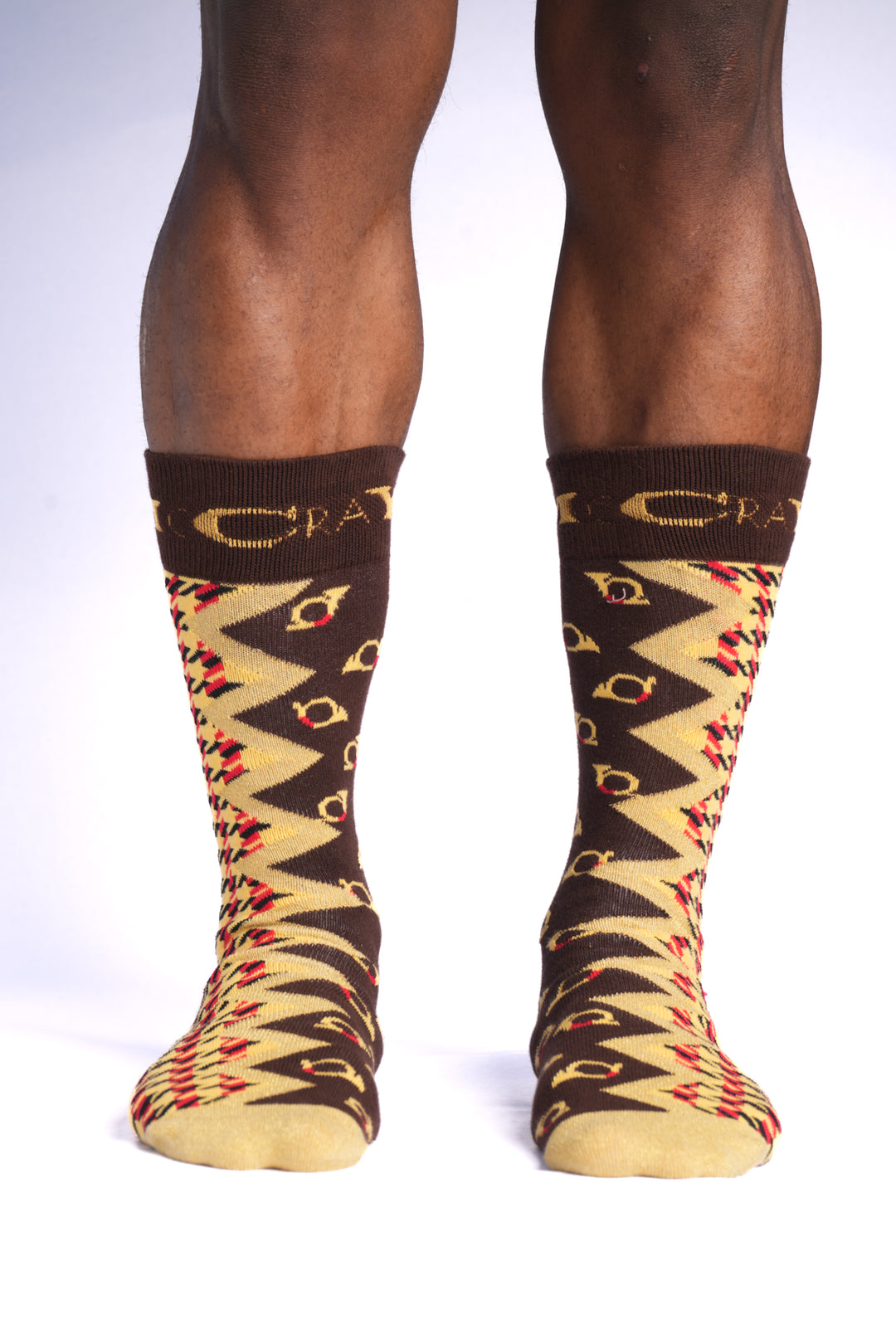 McCray-Houndstooth Jacquard Art Socks