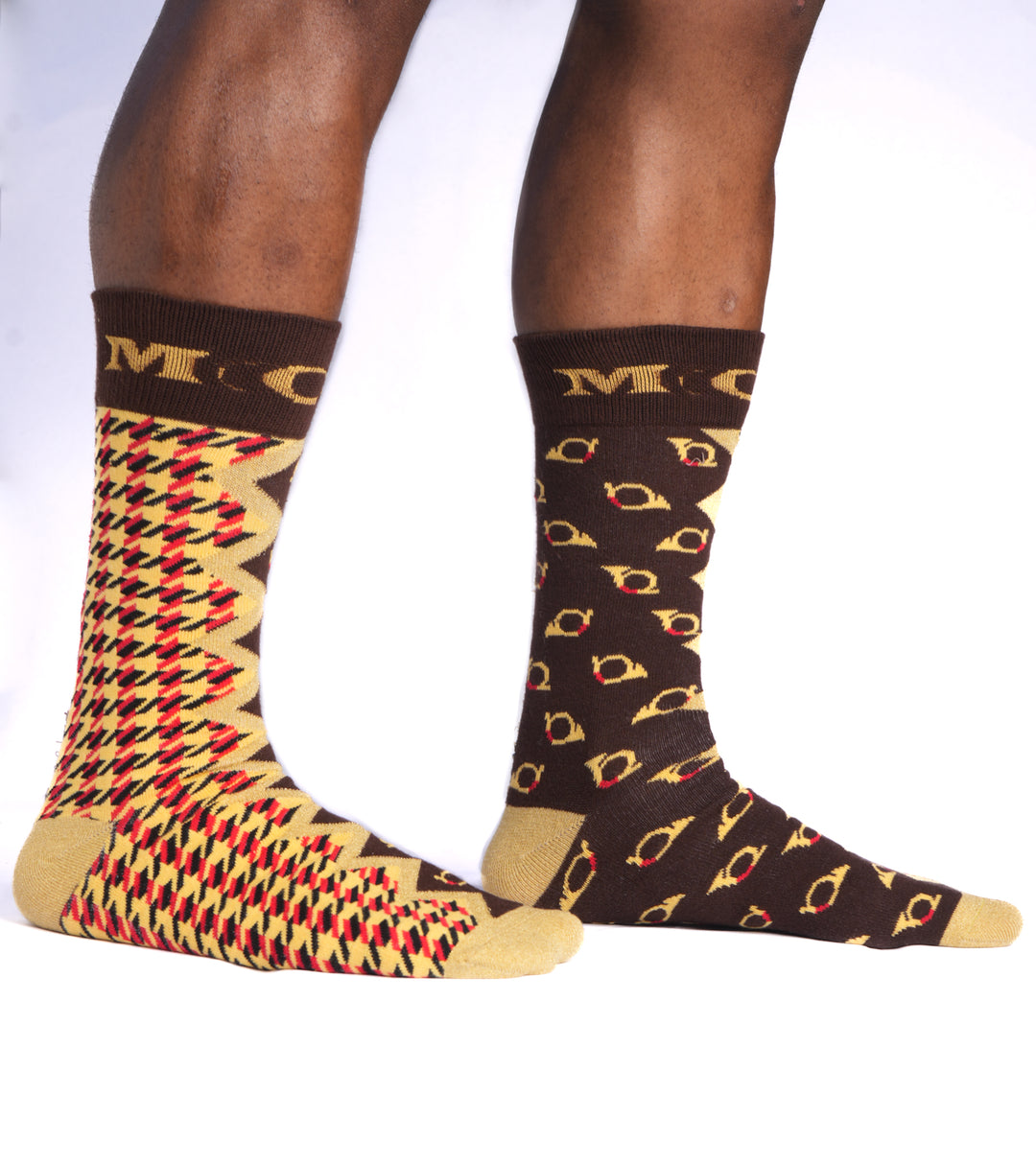 McCray-Houndstooth Jacquard Art Socks