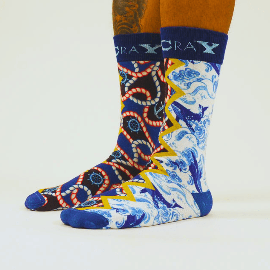 The Maritime Index Art Sock