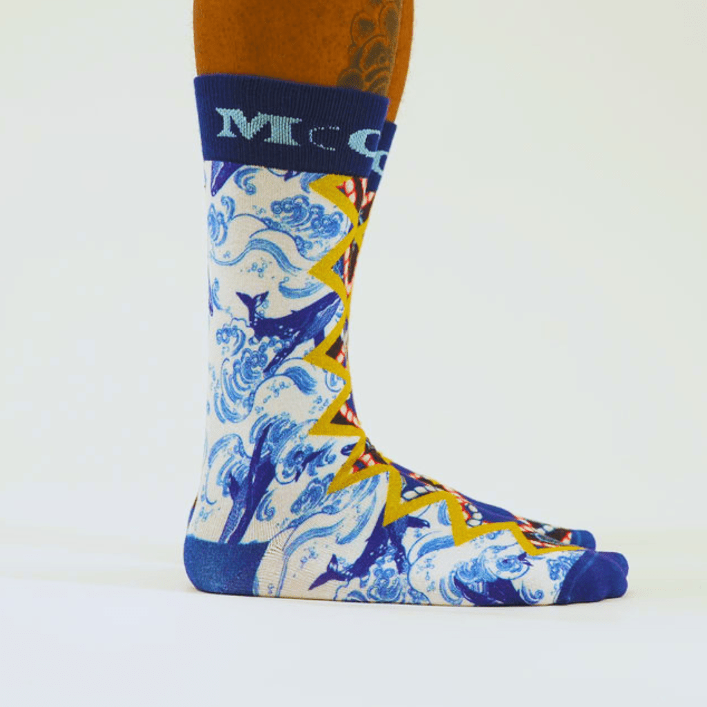 The Maritime Index Art Sock