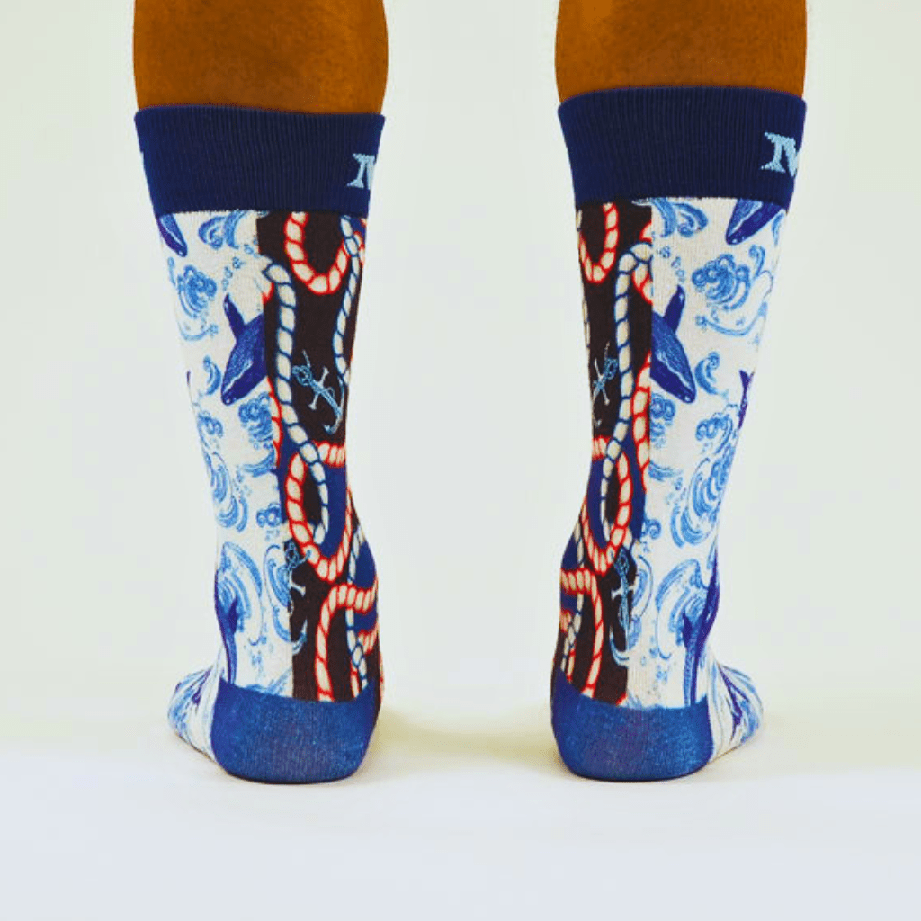 The Maritime Index Art Sock