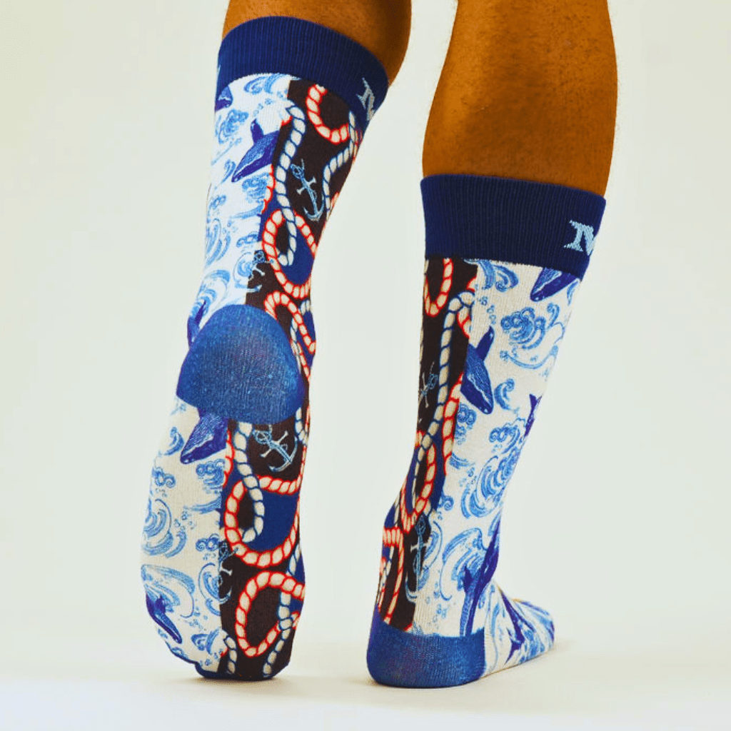 The Maritime Index Art Sock