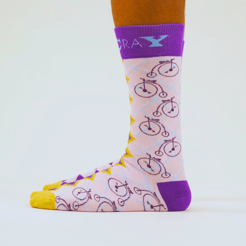 The Penny Farthing Dandy Art Sock