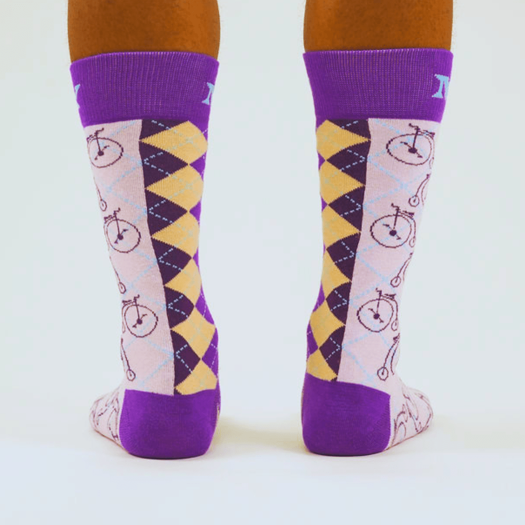 The Penny Farthing Dandy Art Sock