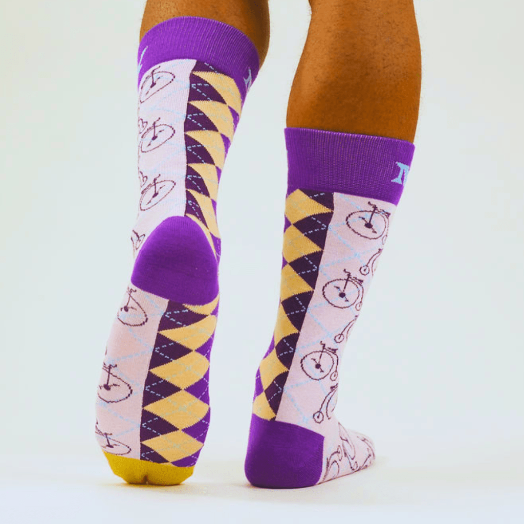The Penny Farthing Dandy Art Sock