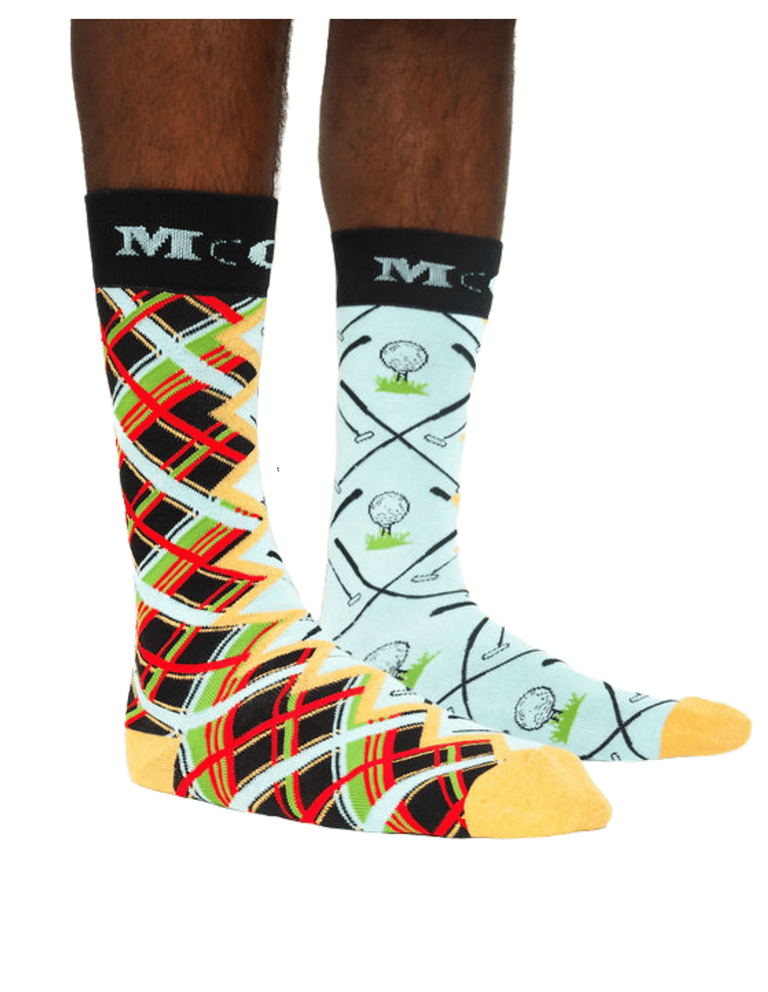 The McCray Plaid Par Art Sock
