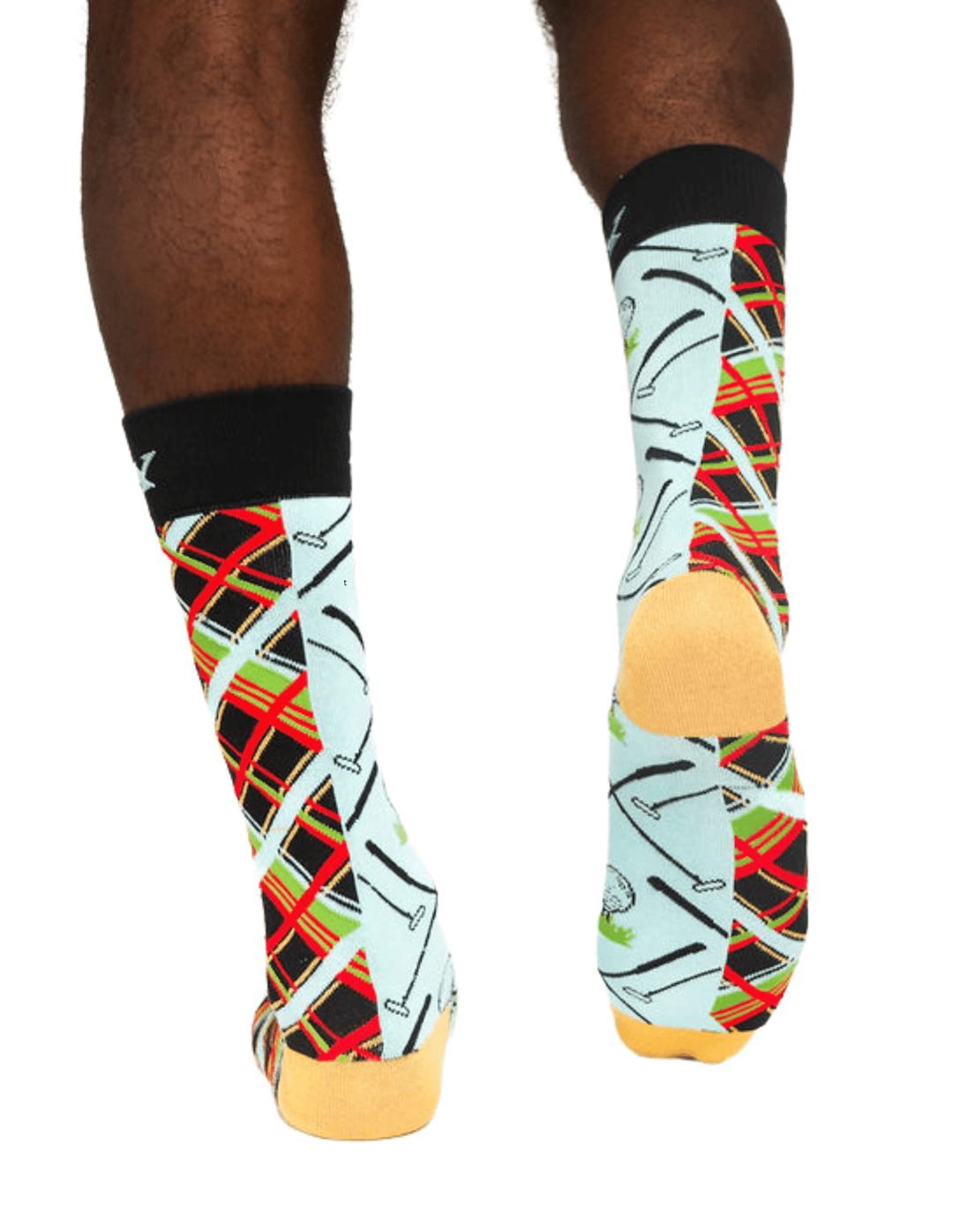 The McCray Plaid Par Art Sock